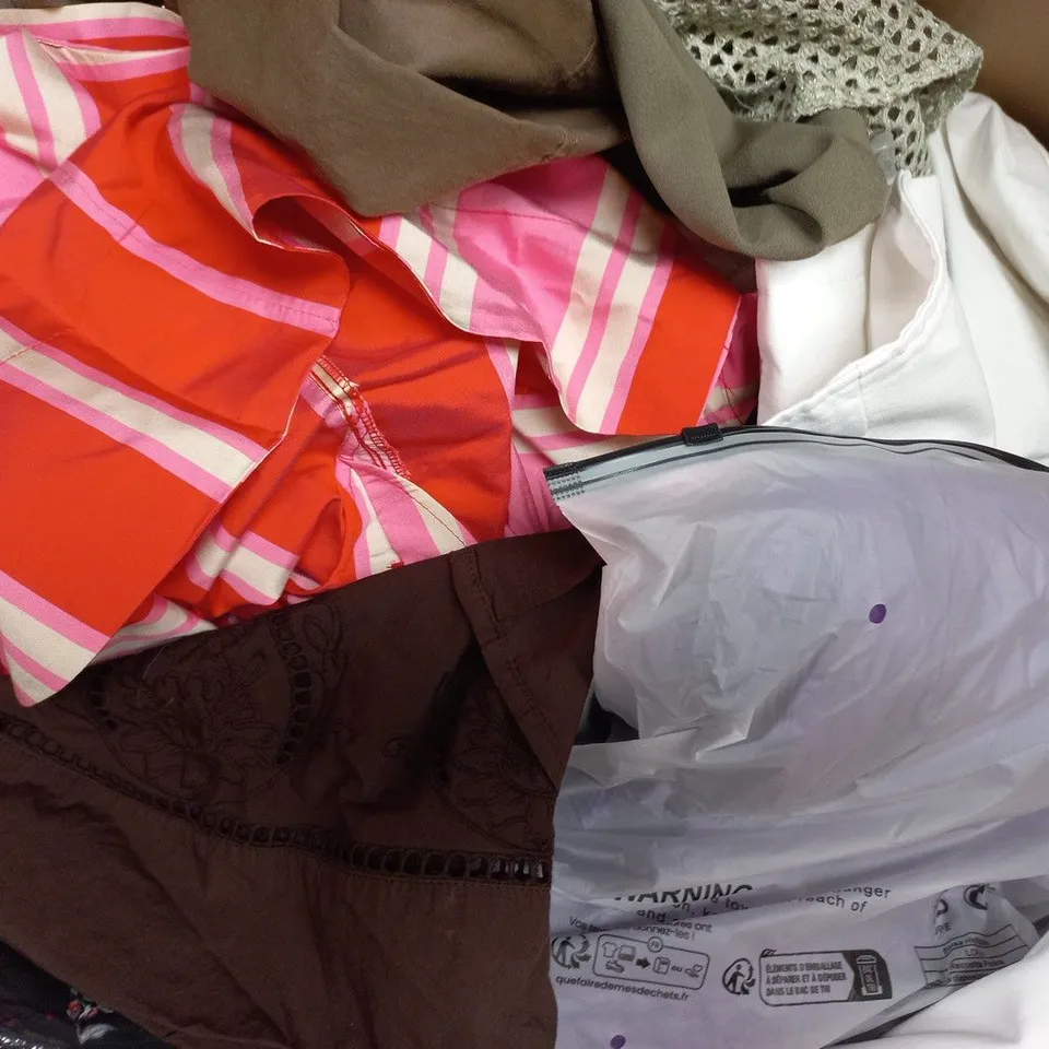 APPROXIMATELY 20 ASSORTED CLOTHING AND FASHION PRODUCTS IN VARIOUS STYLES AND SIZES - COLLECTION ONLY
