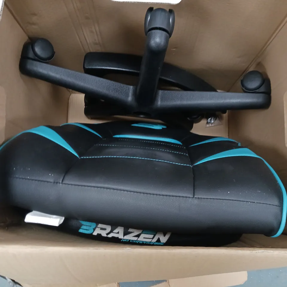 BRAZEN VALOR MID BACK PC GAMING CHAIR - BLUE