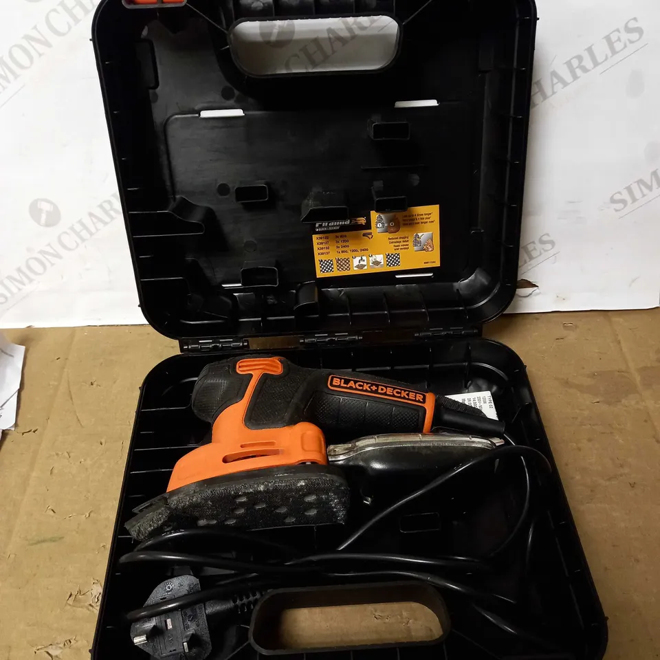 BLACK + DECKER MOUSE SANDER 120W
