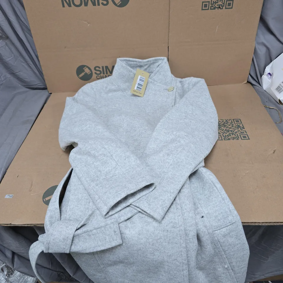 WILFRED FREE SIZE 12 GREY COAT WITH TAGS