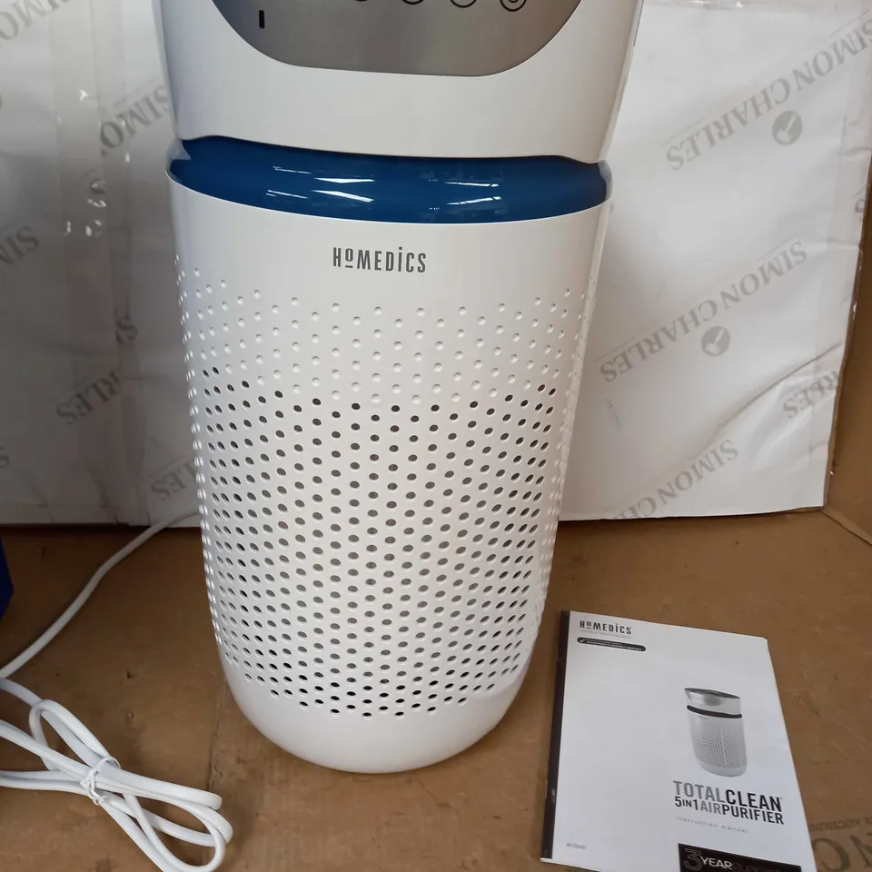 BOXED HOMEDICS TOTAL CLEAN 5-IN-1 AIR4 PURIFIER