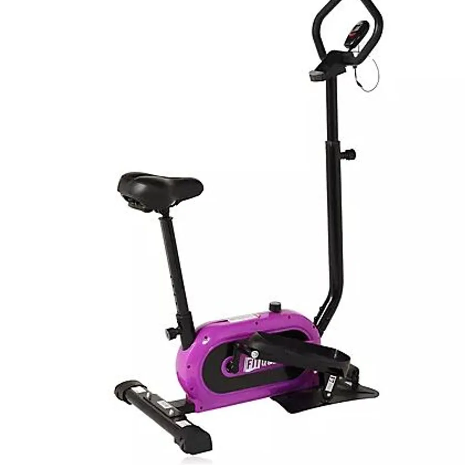 BOXED FITQUEST 2 IN 1 ELLIPTICAL STEPPER PURPLE