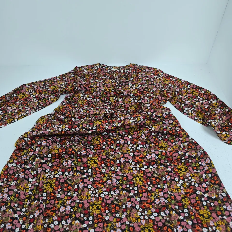 MUDFLOWER FLORAL PRINT DRESS – UK 14 (EU 42, US 10)