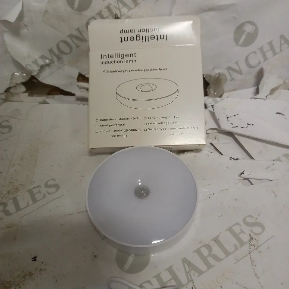 BOX OF 5 GONICVIN SENSOR LIGHTS RECHARGEABLE WIRELESS WALL LIGHT LED LAMPS AUTO/ON/OFF STAIRS LIVING ROOM BATHROOM CORRIDORS CLOSET KITCHEN CABINETS