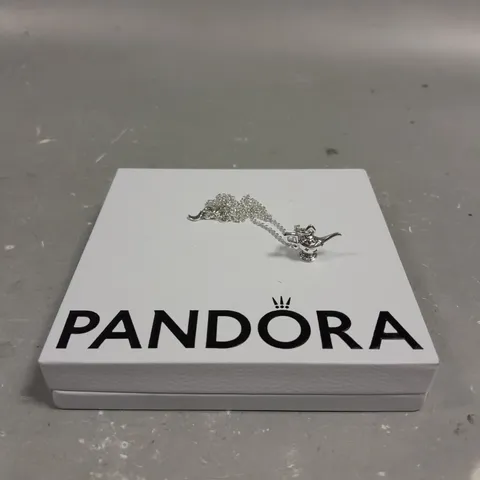 PANDORA DISNEY ALADDIN MAGIC LAMP PENDANT NECKLACE 