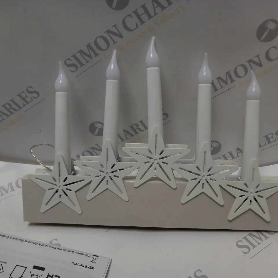 STAR 5 LIGHT CANDLE BRIDGE RRP £17.99