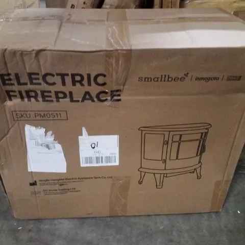 BOXED ELECTRIC FIRE STOVE HEATER - BLACK