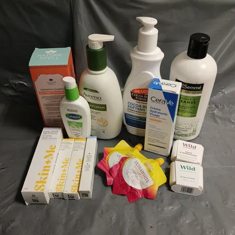 APPROXIMATELY 20 ASSORTED HEALTH & BEAUTY PRODUCTS TO SKIN+ME LIGHT MOISTURISER, WILD DEODORANT REFILLS, CETAPHIL HYDRATING MOISTURISER, ETC