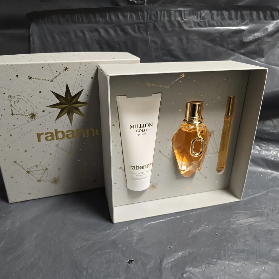 BOXED RABANNE MILLION GOLD FOR HER GIFT SET
