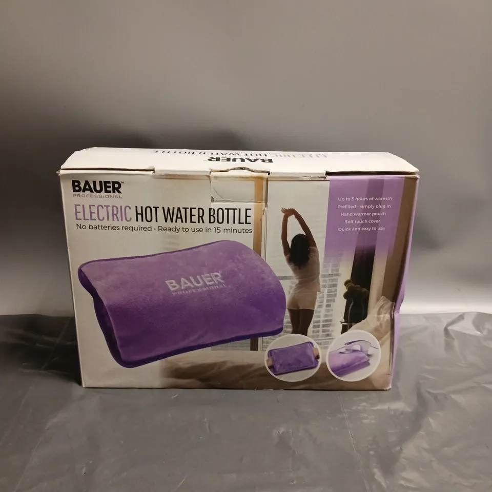 BAUER ELECTRIC HOT WATER BOTTLE 