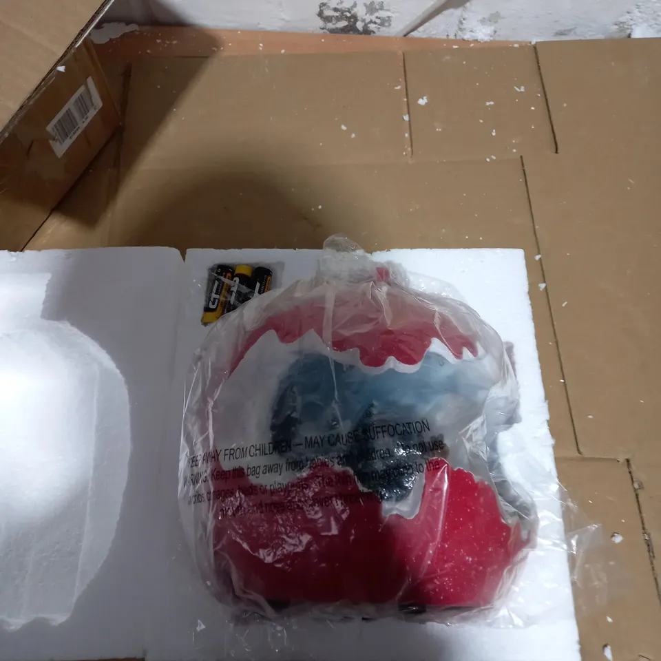 SANTAS EXPRESS PRE-LIT SPHERE WITH CHRISTMAS CHARACTER SCENE