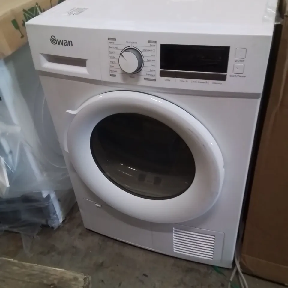 SWAN STC75110W 8KG LOAD CONDENSER TUMBLE DRYER