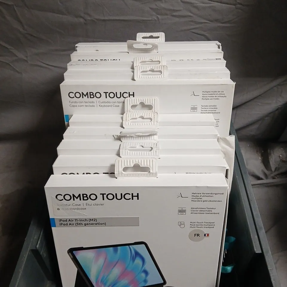 APPROXIMATELY 10 LOGITECH COMBO TOUCH IPAD CASES VARIOUS SIZES 