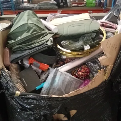 PALLET OF ASSORTED HOUSEHOLD GOODS AND PRODUCTS TO INCLUDE; DISPOSABLE COFFEE CUPS, PRAM PARTS, HAT, CONDOMS ETC