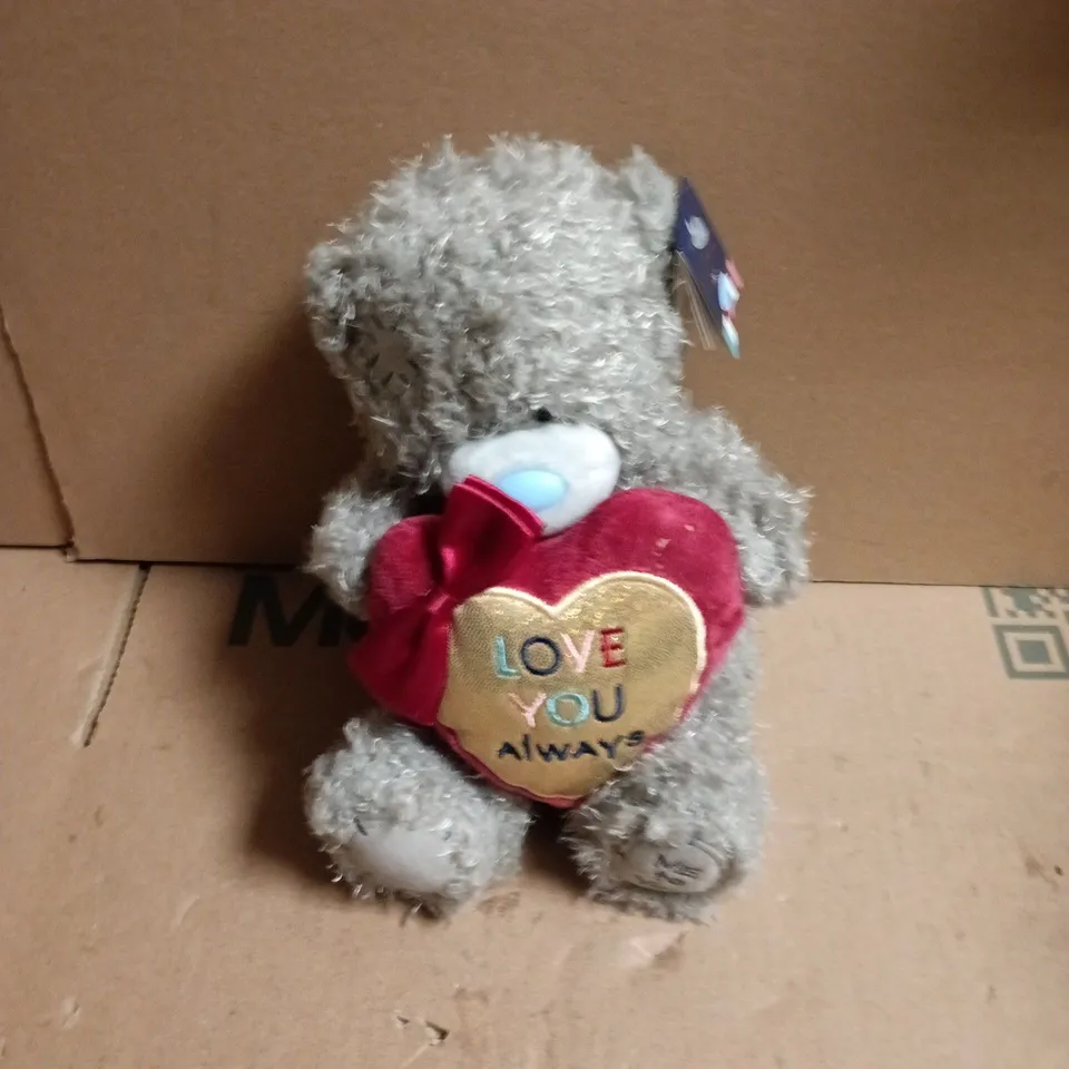 ME TO YOU TATTY TEDDY PLUSH BEAR WITH HEART – GREY