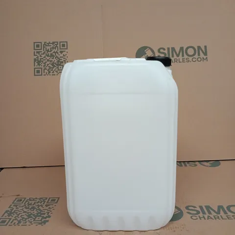 2 PLASTIC STORAGE CANS SIZE UNSPECIFIED BOXED