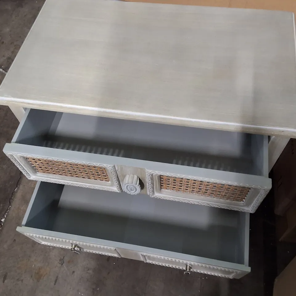 BOXED JAKAYLIN STEEL 4 -DOOR ACCENT CABINET
