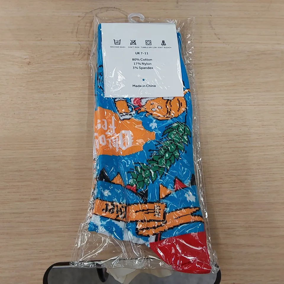 BOX OF BRAND NEW BIER CO OKTOBERFEST SOCKS // APPROXIMATELY 320 PAIRS (1 BOX)