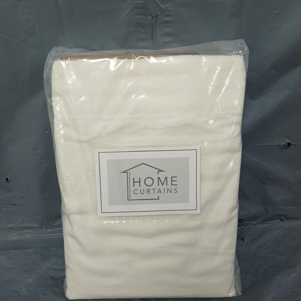HOME CURTAINS TUSCANY LINED CURTAINS CREAM 137 X 213CM 