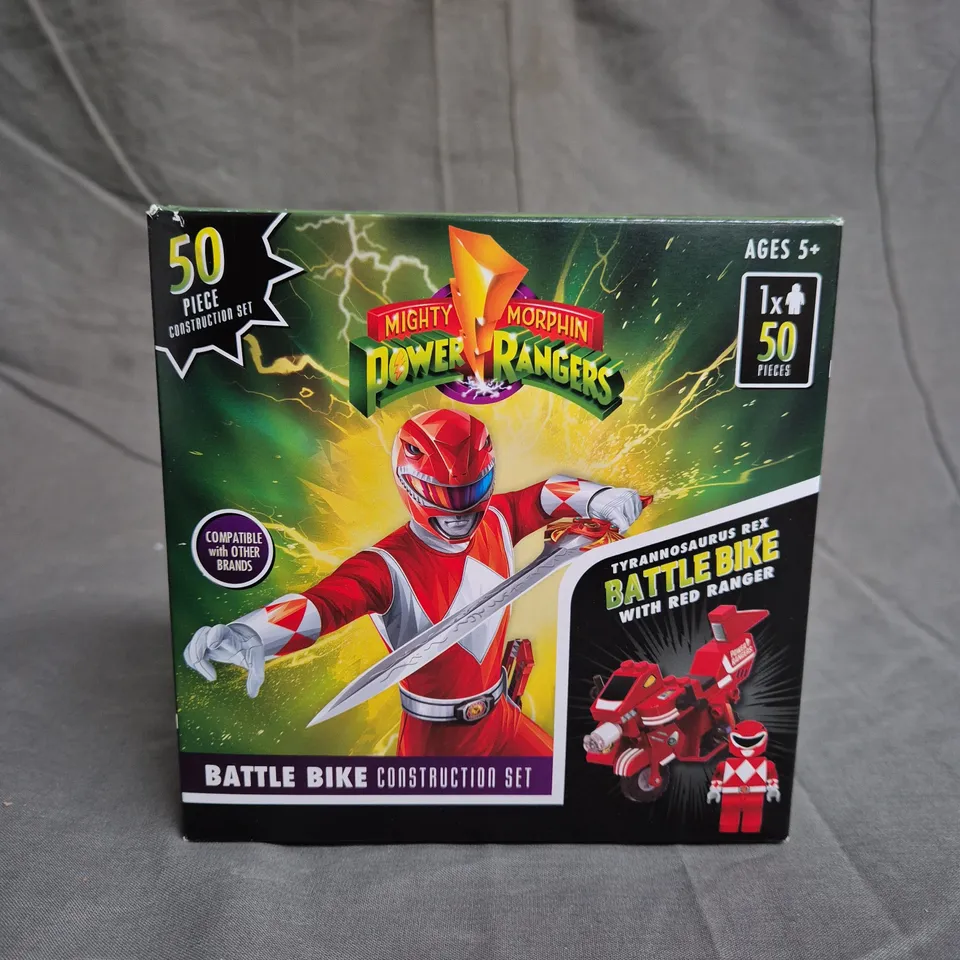 MIGHTY MORPHIN POWER RANGERS BATTLE BIKE CONSTRUCTION SET