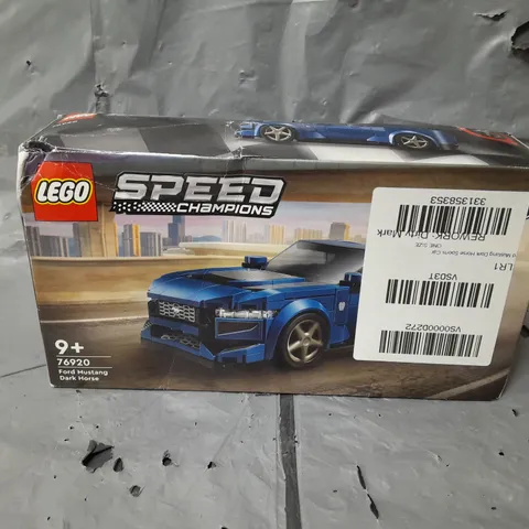 BOXED LEGO SPEED CHAMPIONS FORD MUSTANG DARK HORSE SPORTS CAR - 76920