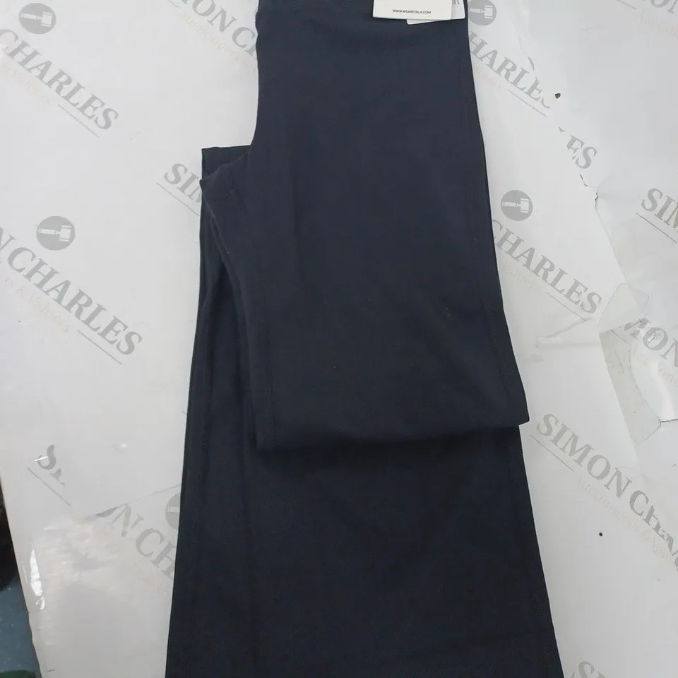 T/ALA DAYFLEX WRAP HIGH WAISTED FLARED YOGA PANTS, BLACK - SIZE SMALL	