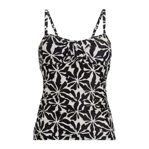 BRAND NEW REGATTA WOMEN'S TANKINI SWIMSUIT TOP ACEANA III NVY/WHITE FLORAL SIZE 8