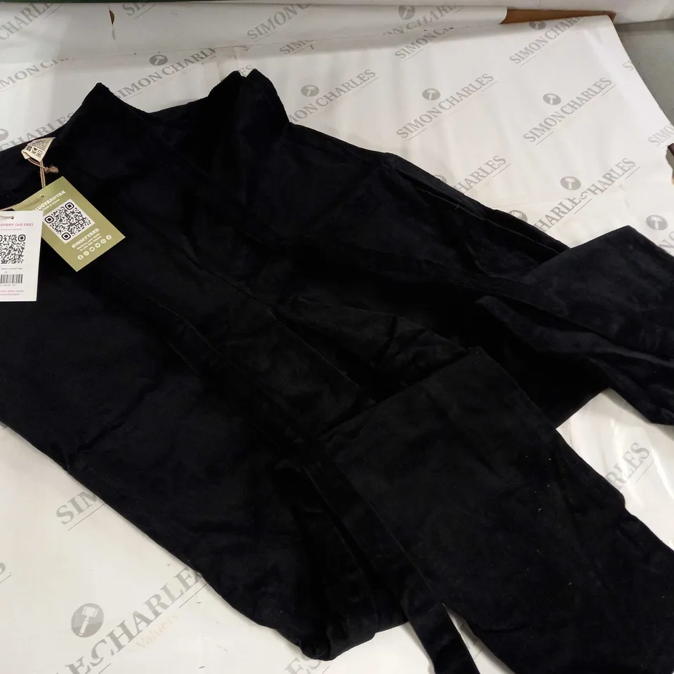 LUCY & YAK ORIGINAL DUNGAREES IN BLACK - 12 R
