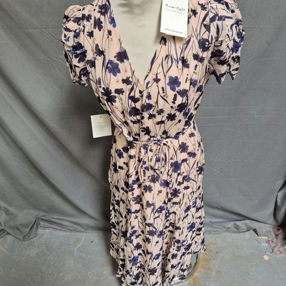 PHASE EIGHT PETITE VERITY DRESS IN MULTI COLOUR SIZE 10