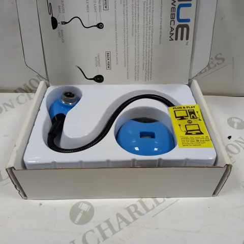 HUE USB HD PORTABLE WEBCAM CAMERA - BLUE