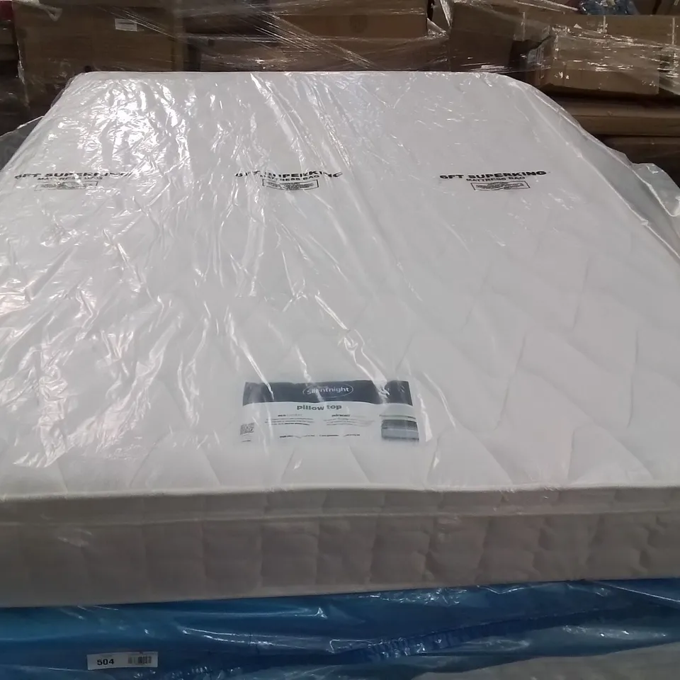 QUALITY BAGGED SILENTNIGHT PILLOW KINGSIZE MATTRESS 