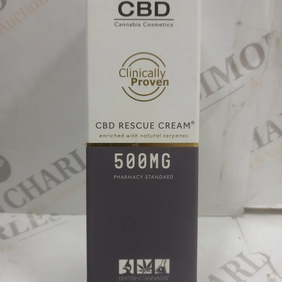 BOX OF 3 X 50ML CANABIDOL CBD RESCUE CREAM 500MG 