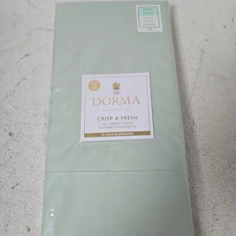 DORMA KING FLAT SHEET – 275 X 275 CM, 100% EGYPTIAN COTTON PERCALE 