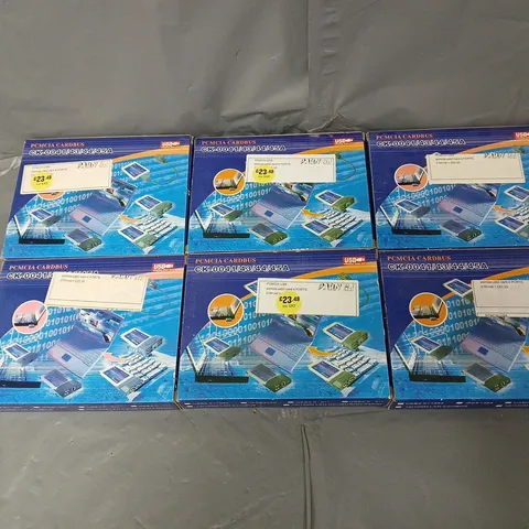 6 BOXED PCMCIA CARDBUSES