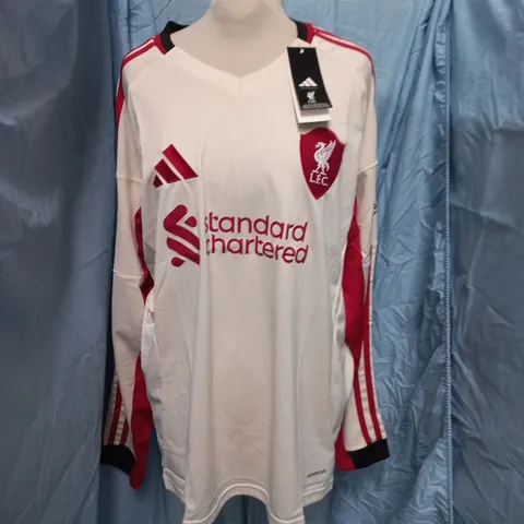 LIVERPOOL F.C. LONG SLEEVE FOOTBALL JERSEY - L