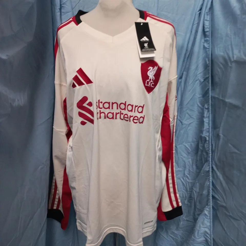 LIVERPOOL F.C. LONG SLEEVE FOOTBALL JERSEY - L