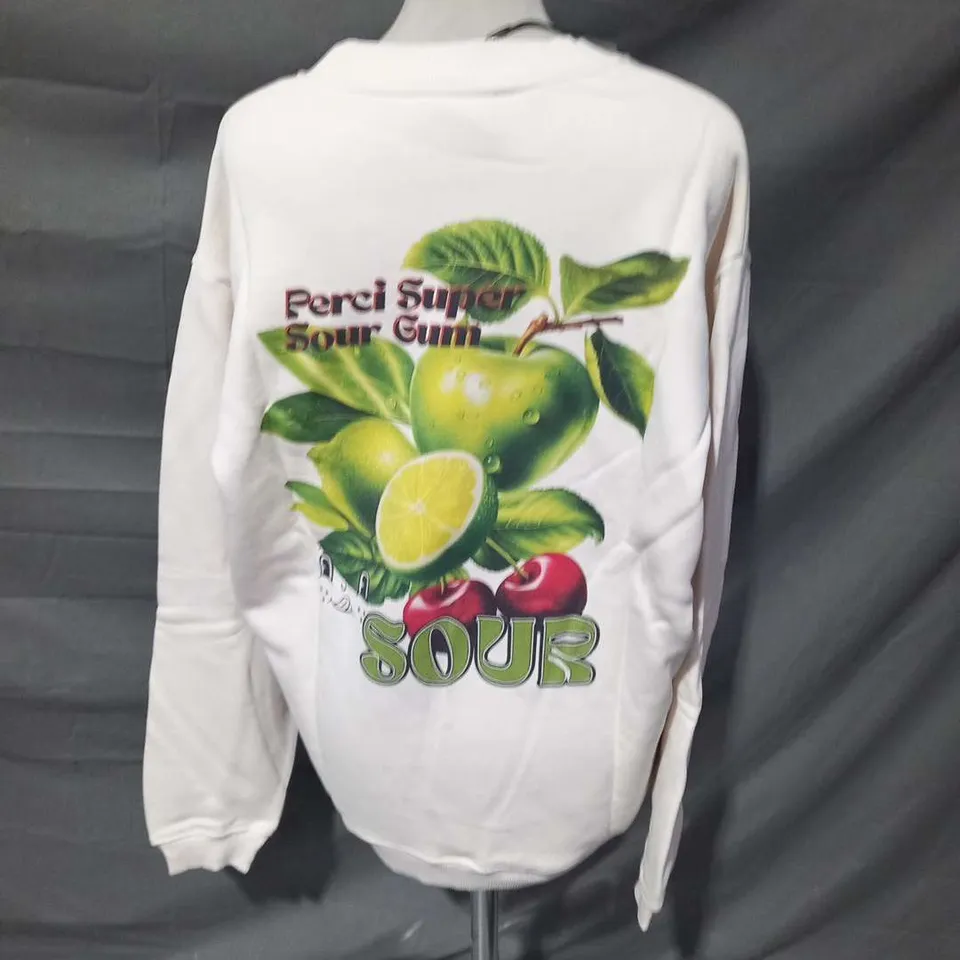 PERCIVAL SOUR FRUITS SWEATSHIRT COTTON SIZE M