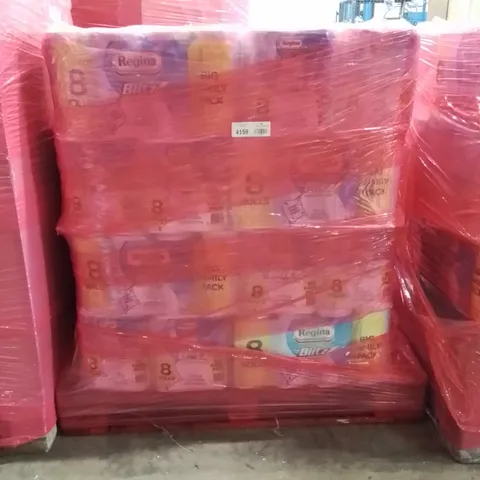PALLET OF REGINA BLITZ FAMILY PACK KITCHEN ROLLS APPROXIMATELY 31 PACKS