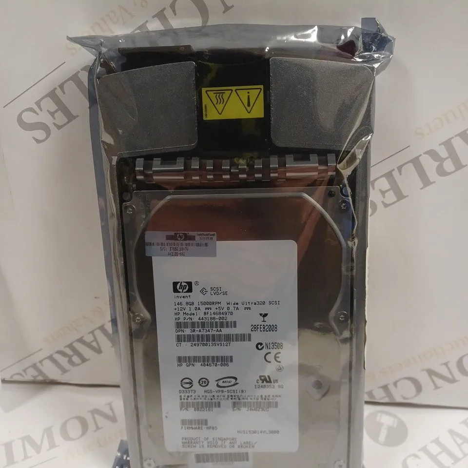 HP BF14684970 146.8GB 15K U320 80PIN SCSI DISK