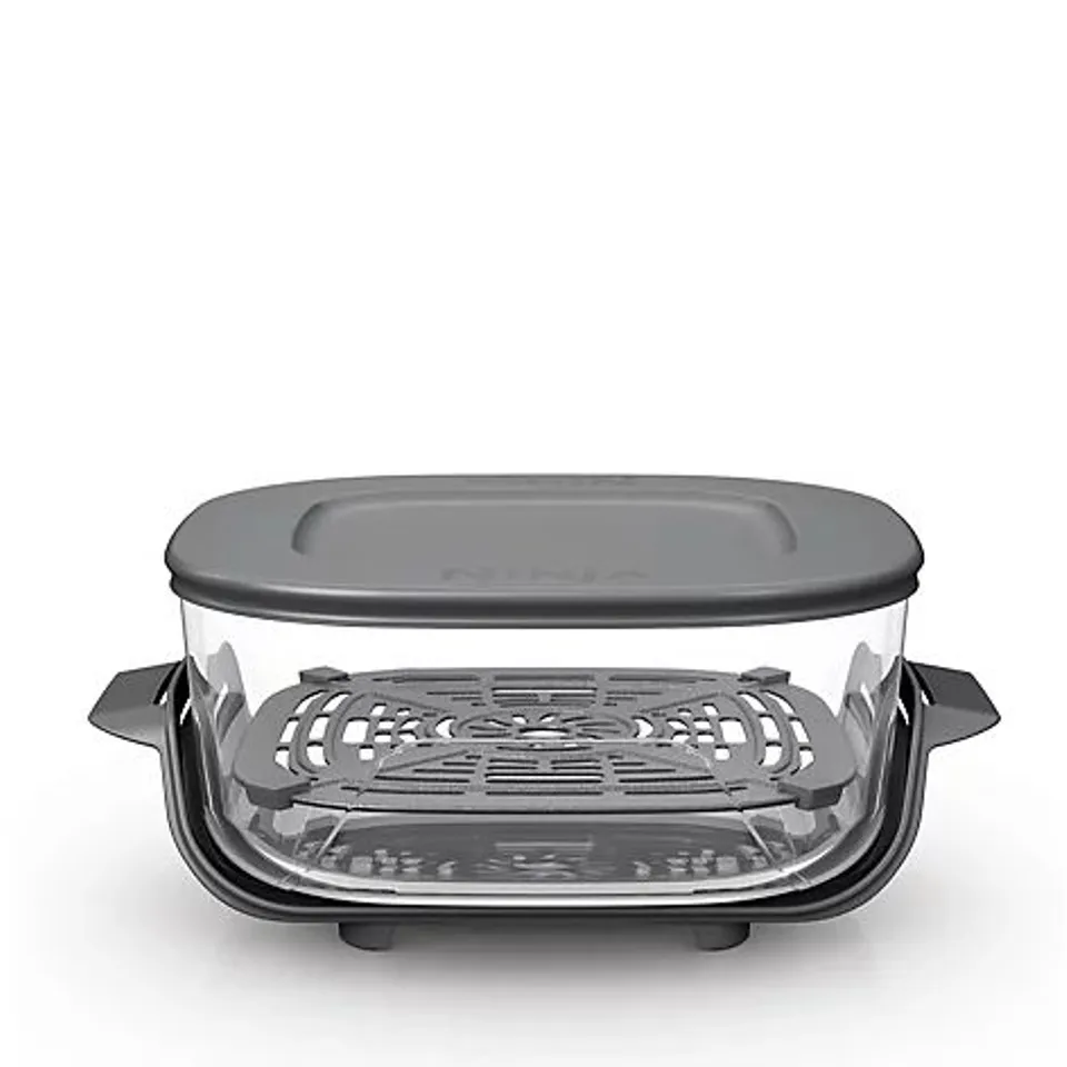 OUTLET NINJA CRISPI 4-IN-1 PORTABLE GLASS AIR FRYER 3.8L CONTAINER