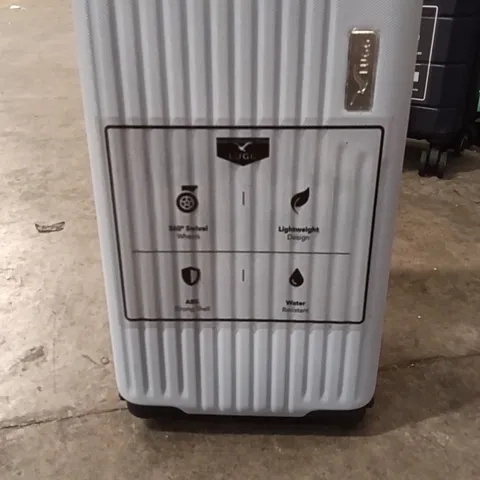 UNBOXED KEPLIN LUGG SMALL SIZE TRAVEL SUITCASE WITH WHEELS BLUE COLOUR 