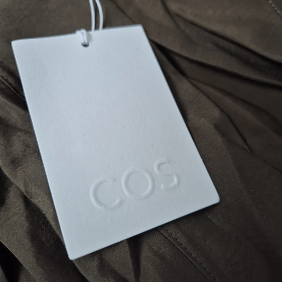 COS WOMEN'S LONG BROWN JUMPSUIT – UK 10