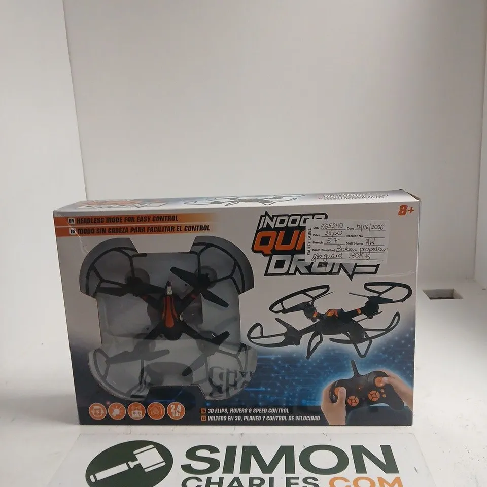 INDOOR DRONE QUAD COPTER – BOXED, 8+
