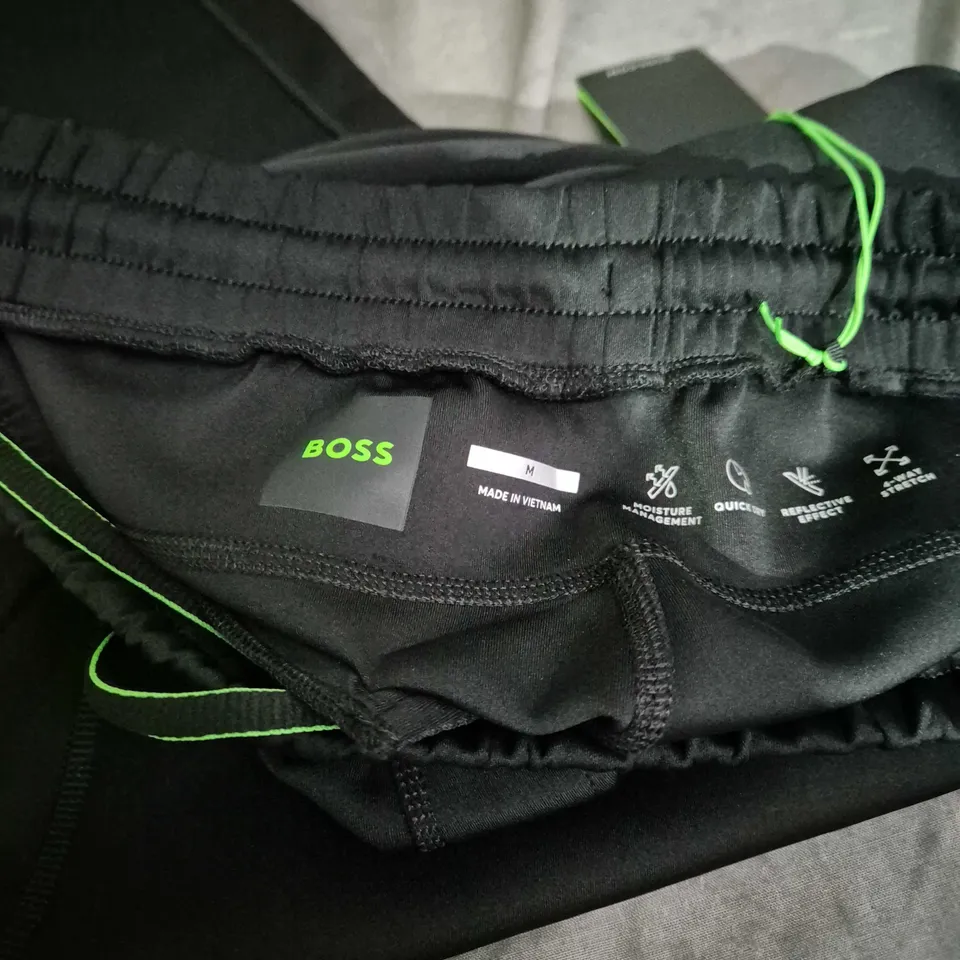 HUGO BOSS HICON ACTIVE MEDIUM BLACK JOGGERS 