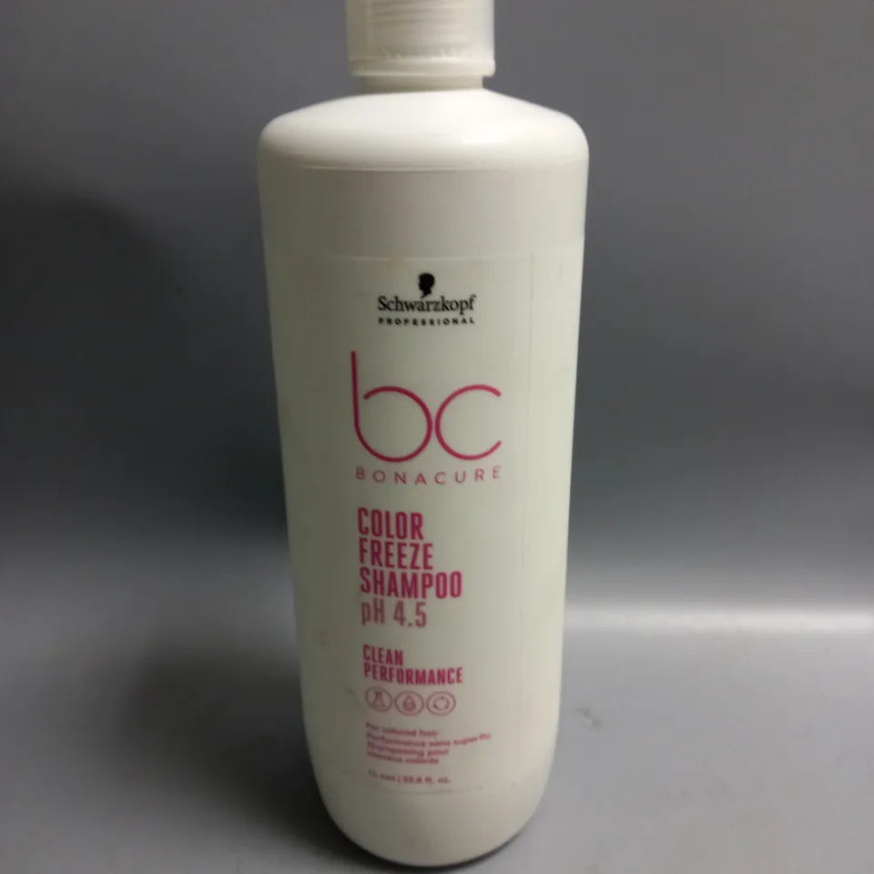 SCHWARZKOPF PROFESSIONAL BONACURE COLOR FREEZE SHAMPOO PH 4.5 1 LITRE