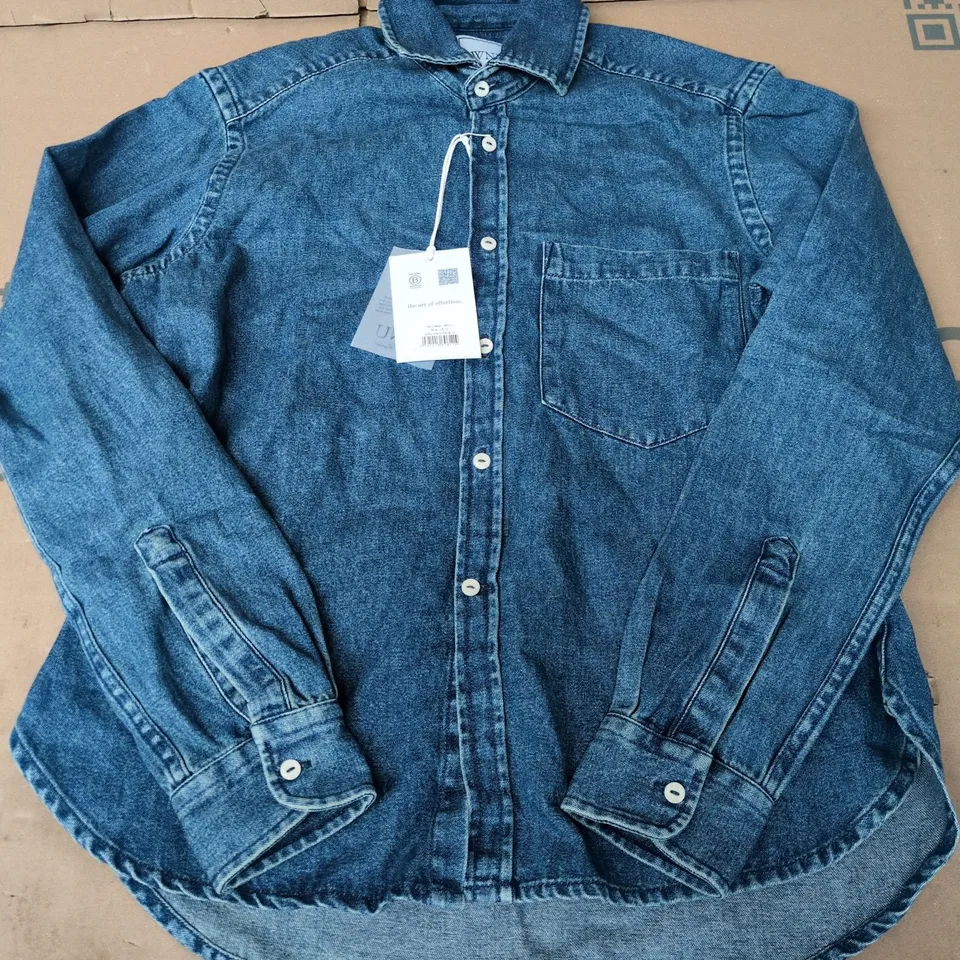WNU THE CLASSIC DENIM JACKET IN NAVY - UK 10
