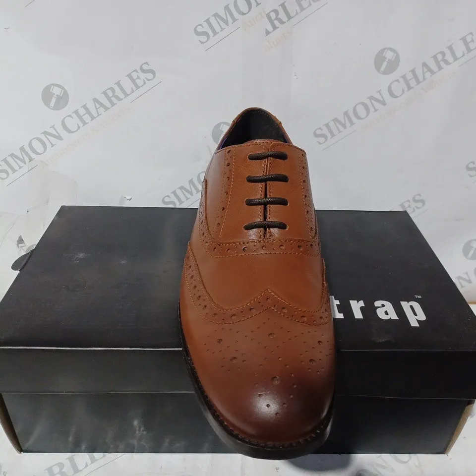 BOXED FIRETRAP SPENCER SHOES IN BROWN - SIZE 9