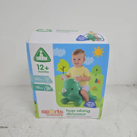 BOXED ELC 12+MONTHS HOP-ALONG DINOSAUR TOY