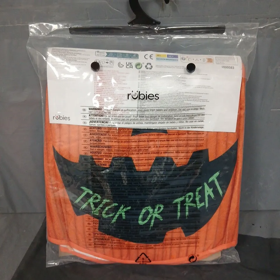 RUBIES PUMPKIN INFANT FANCY DRESS COSTUME - 5/6 YRS