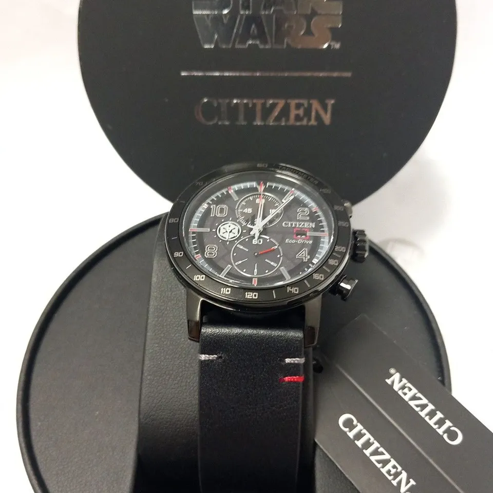 BOXED CITIZEN STAR WARS DARTH VADER GENTS WRIST WATCH